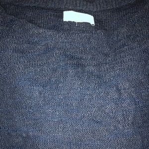 True navy sheer sweater from Lou & Grey